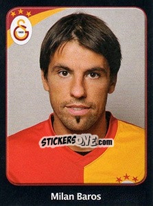 Sticker Milan Baros - Spor Toto Süper Lig 2011-2012 n. 132 - Panini