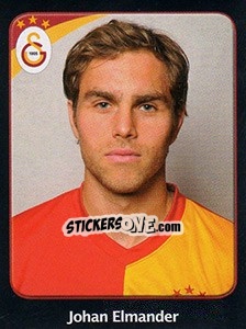 Sticker Johan Elmander - Spor Toto Süper Lig 2011-2012 n. 134 - Panini