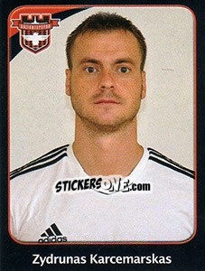 Sticker Zydrunas Karcemarskas - Spor Toto Süper Lig 2011-2012 n. 137 - Panini