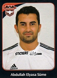 Cromo Abdullah Elyasa Süme - Spor Toto Süper Lig 2011-2012 - Panini