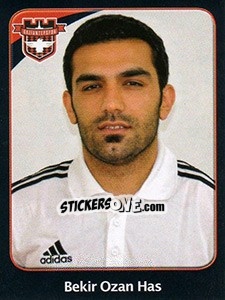 Cromo Bekir Ozan Has - Spor Toto Süper Lig 2011-2012 - Panini