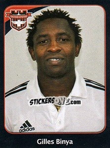 Sticker Gilles Binya - Spor Toto Süper Lig 2011-2012 n. 147 - Panini
