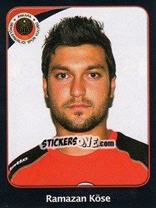 Sticker Ramazan Köse - Spor Toto Süper Lig 2011-2012 n. 160 - Panini