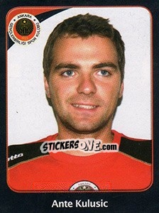 Sticker Ante Kulusic - Spor Toto Süper Lig 2011-2012 - Panini