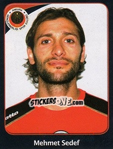 Sticker Mehmet Sedef - Spor Toto Süper Lig 2011-2012 n. 166 - Panini