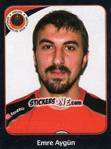 Cromo Emre Aygün - Spor Toto Süper Lig 2011-2012 - Panini