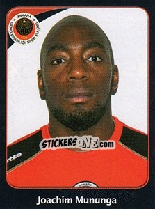 Sticker Joachim Mununga - Spor Toto Süper Lig 2011-2012 - Panini