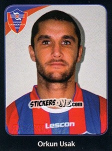 Sticker Orkun Usak - Spor Toto Süper Lig 2011-2012 n. 182 - Panini