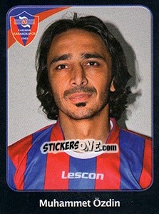 Figurina Muhammet Özdin - Spor Toto Süper Lig 2011-2012 - Panini