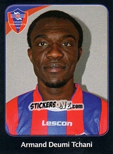 Sticker Armand Deumi Tchani - Spor Toto Süper Lig 2011-2012 n. 184 - Panini