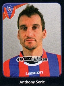 Sticker Anthony Seric - Spor Toto Süper Lig 2011-2012 n. 186 - Panini
