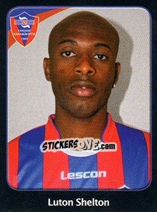 Figurina Luton Shelton - Spor Toto Süper Lig 2011-2012 n. 198 - Panini