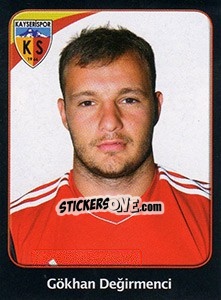 Sticker Gökhan Değirmenci - Spor Toto Süper Lig 2011-2012 n. 204 - Panini