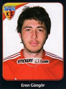 Sticker Eren Güngör - Spor Toto Süper Lig 2011-2012 n. 205 - Panini
