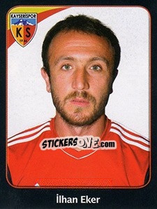 Sticker Ilhan Eker - Spor Toto Süper Lig 2011-2012 n. 206 - Panini
