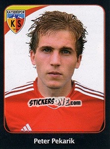 Sticker Peter Pekarik - Spor Toto Süper Lig 2011-2012 n. 208 - Panini