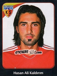 Sticker Hasan Ali Kaldirim - Spor Toto Süper Lig 2011-2012 n. 210 - Panini