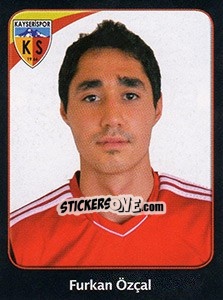 Sticker Furkan Özçal - Spor Toto Süper Lig 2011-2012 n. 212 - Panini