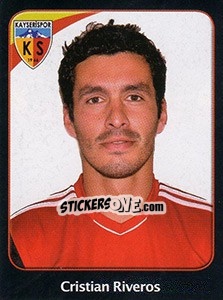 Sticker Cristian Riveros - Spor Toto Süper Lig 2011-2012 - Panini