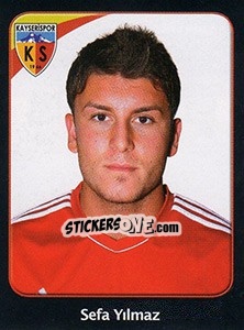 Sticker Sefa Yilmaz - Spor Toto Süper Lig 2011-2012 - Panini