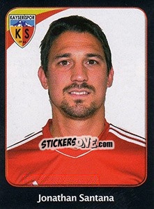 Cromo Jonathan Santana - Spor Toto Süper Lig 2011-2012 n. 216 - Panini