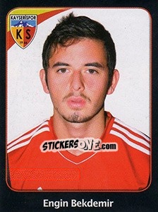 Sticker Engin Bekdemir - Spor Toto Süper Lig 2011-2012 n. 217 - Panini