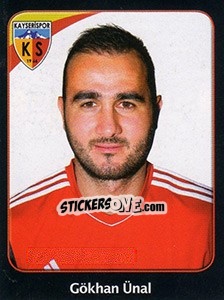 Sticker Gökhan Ünal - Spor Toto Süper Lig 2011-2012 - Panini