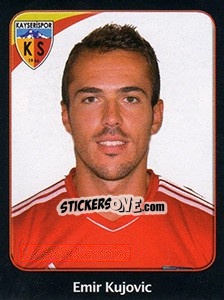 Sticker Emir Kujovic - Spor Toto Süper Lig 2011-2012 - Panini