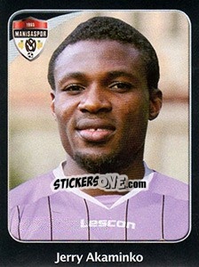 Figurina Jerry Akaminko - Spor Toto Süper Lig 2011-2012 n. 230 - Panini