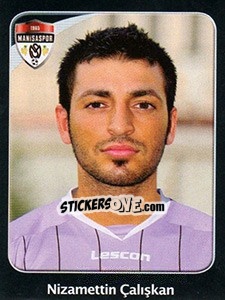 Cromo Nizamettin Çalişkan - Spor Toto Süper Lig 2011-2012 - Panini