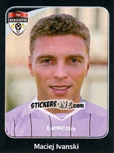 Sticker Maciej Ivanski - Spor Toto Süper Lig 2011-2012 n. 240 - Panini