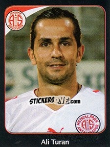 Cromo Ali Turan - Spor Toto Süper Lig 2011-2012 - Panini