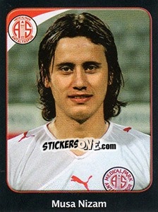 Sticker Musa Nizam - Spor Toto Süper Lig 2011-2012 - Panini