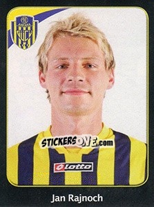 Sticker Jan Rajnoch - Spor Toto Süper Lig 2011-2012 n. 295 - Panini
