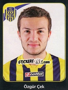 Sticker Özgür Çek - Spor Toto Süper Lig 2011-2012 n. 297 - Panini