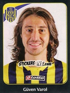 Sticker Güven Varol - Spor Toto Süper Lig 2011-2012 n. 298 - Panini