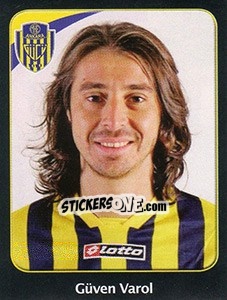 Figurina Güven Varol - Spor Toto Süper Lig 2011-2012 - Panini