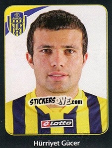 Sticker Hürriyet Gücer - Spor Toto Süper Lig 2011-2012 - Panini