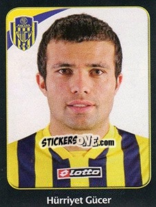 Figurina Hürriyet Gücer - Spor Toto Süper Lig 2011-2012 - Panini