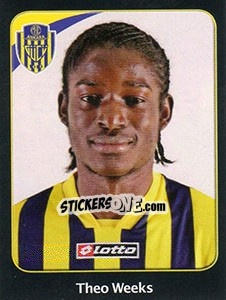 Sticker Theo Weeks - Spor Toto Süper Lig 2011-2012 n. 300 - Panini