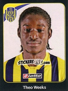 Cromo Theo Weeks - Spor Toto Süper Lig 2011-2012 - Panini