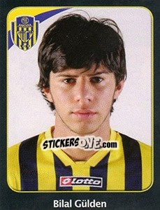 Sticker Bilal Gülden - Spor Toto Süper Lig 2011-2012 n. 305 - Panini