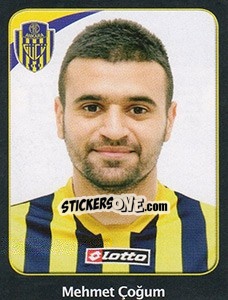 Sticker Mehmet Çoğum - Spor Toto Süper Lig 2011-2012 n. 306 - Panini