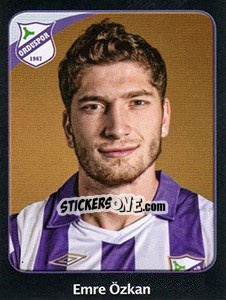 Figurina Emre Özkan - Spor Toto Süper Lig 2011-2012 n. 316 - Panini