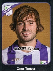 Sticker Onur Tuncer - Spor Toto Süper Lig 2011-2012 n. 327 - Panini