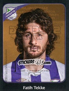 Sticker Fatih Tekke - Spor Toto Süper Lig 2011-2012 n. 331 - Panini