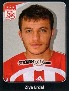 Sticker Ziya Erdal - Spor Toto Süper Lig 2011-2012 n. 365 - Panini