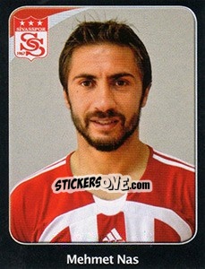 Sticker Mehmet Nas - Spor Toto Süper Lig 2011-2012 n. 366 - Panini