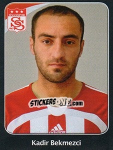 Sticker Kadir Bekmezci - Spor Toto Süper Lig 2011-2012 n. 370 - Panini