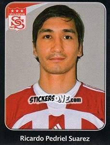 Cromo Ricardo Pedriel Suarez - Spor Toto Süper Lig 2011-2012 - Panini